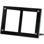  карта дисплей кейс винт down тип карта подставка UV cut прозрачный акрил подставка имеется рукав соответствует ( черный, 2 листов для )