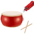  японский барабан палочки ударные инструменты музыка исполнение праздник отвечающий . шея .. ремень приложен (23cm)