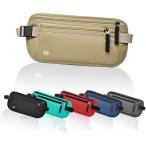  система безопасности сумка поясная сумка мужской женский RFID скимминг предотвращение водоотталкивающий супер тонкий легкий путешествие ходить на работу многофункциональный ( хаки -)