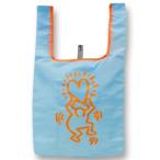 キースヘリングエコバック-5 BL/ブルー 135162 APJ/アートプリントジャパン