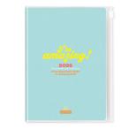 2026 dia Lee блокнот ryuryuA5 размер DS-2605 (RY-21) голубой man s Lee понедельник начало молния имеется покрытие 2025 год 9 месяц ~2027 год 1 месяц 