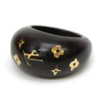 ルイ・ヴィトン LOUISVUITTON 指輪 ウッドリング モノグラムフラワー S 【中古】(56127)