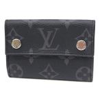 ショッピングヴィトン ルイ・ヴィトン LOUISVUITTON 三つ折り財布 ディスカバリー・コンパクト ウォレット M67630 モノグラム・エクリプス 【中古】(67785)