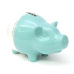 ティファニー TIFFANY&Co. ピギーバンク 貯金箱 置物 ティファニーブルー×ピュアホワイト 陶器(68461)