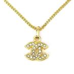 シャネル CHANEL ペンダントネックレス ミニココマーク ゴールド【中古】(69226)