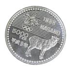 H9 Nagano Olympic памятная монета 5 тысяч иен серебряная монета хоккей память деньги [ б/у ](69473)