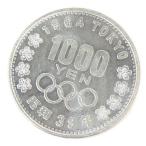  Showa 39 год Tokyo Olympic 1000 иен серебряная монета TOKYO товар среднего качества память деньги памятная монета памятная серебряная монета 1964 год [ б/у ](69510)