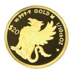  griffin золотая монета оригинальный золотой монета 1/10 унция Cook различные остров 2025 год [ б/у ](69677)