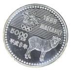 H9 Nagano Olympic памятная монета 5 тысяч иен серебряная монета хоккей память деньги [ б/у ](69929)