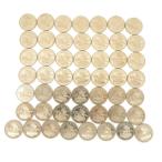  день . переменный ток год *.. 100 год память 500 иен монета 50 шт. комплект эпоха Heisei 20 год [ б/у ](70139)