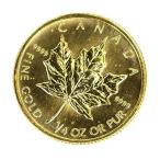  Maple leaf золотая монета 1/4oz клен leaf золотая монета 1/4 унция 2001 год Maple золотая монета оригинальный золотой монета K24 [ б/у ](71073)