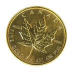  Maple leaf золотая монета 1/4oz клен leaf золотая монета 1/4 унция 1986 год Maple золотая монета оригинальный золотой монета K24 [ б/у ](71246)