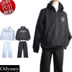 秋冬物 ビッグ有 Odyssey/オデッセイ ロゴ ワッペン 星パーカー ストレッチジャージ ZIP 長袖長パンツ上下セットアップスーツ 白/黒 M/L/LL(XL)/3L(XXL) 325371