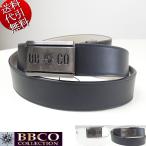  новый продукт большой Bb ko/BBCO COLLECTION Logo & солнце Mark печать авто блокировка дыра нет нет -ступенчатый настройка костюм casual кожа кожаный ремень белый / чёрный максимальный 105cm до 62-9199-01
