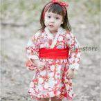 子供浴衣 キッズ浴衣 和装 和服 浴衣 作り帯 女の子 子供 キッズ 可愛い 夏祭り お祭り 花火大会 七五三 プレゼント 夏 90~130cm