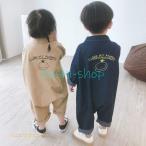 韓国子供服 子とも服 サロペット キッズサロペット 春秋 可愛い きれいめ 男の子 女の子 長袖 キッズカジュアル オシャレ 通学 七五三 2色