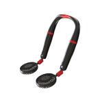 ショッピング首掛け扇風機 【在庫処分】首掛け扇風機3セット まとめ買い USB充電式 3段階風量調整 LED電量表示  静音 熱中症対策 アウトドア 手持ち扇風機