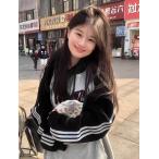 BF風パーカー ゆったり裏起毛フーディー
