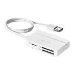 バッファロー BUFFALO USB2.0 マルチカードリーダー スタンダードモデル ホワイト BSCR105U2WH+K8