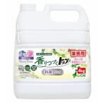 トップ 【業務用 大容量】 香りつづく 抗菌 plus 4kg 洗濯洗剤 詰め替え 液体 洗剤 ローズ & フローラルの香り