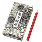 カメヤマ 大ローソク3号 (赤) 20本入 225g 約1時間40分