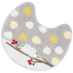 [ немедленная уплата ]S.D.Ssimaenaga Chan туалет коврик примерно 60×60cm серый sen пальто ire туалет ta Lee снег. .. стирка возможность 