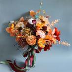 送料無料◆ウエディングブーケ 花束 花飾り ブートニア 手首の花 結婚式 バラ造花 ウェディング用 アレンジメント 花嫁 披露宴 手作り キット ブライダルブーケ