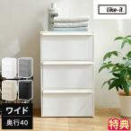 ショッピングIT 収納ケース 引き出し ライクイット like-it クローゼットシステム ワイド 引出し(M) 3個組 CS-WD2 3P 幅45 奥行40 プラスチック 衣類収納 シンプル 横型 日本製