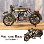 ヴィンテージバイク オールドバイク グリーン【Vintage Bike OLD GREEN ブリキ置物】