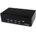 StarTech.com 4 порт двойной DVI монитор соответствует USB подключение KVM переключатель /PC персональный компьютер CPU переключатель аудио соответствует /USB ступица установка SV