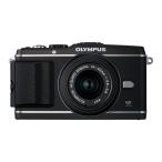 OLYMPUS ミラーレス一眼 PEN E-P3 レンズキット ブラック E-P3 LKIT BLK