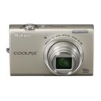ニコン クールピクス COOLPIX S6200（プラチナシルバー） コンパクト