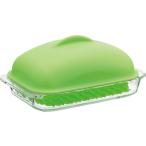 iwaki(i подмышка ) жаростойкий стекло плита отпариватель a ключ n зеленый 700ml KT3850C-G