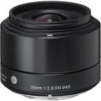 SIGMA 交換レンズ 19mm F2.8 DN Black マイクロフォーサーズ用