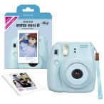 FUJIFILM камера мгновенной печати Cheki instax mini 8 голубой INS MINI 8 BLUE N