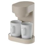 p лама i Zero ±0 кофеварка 2CUP плюс минус Zero XKC-V110-C бежевый 