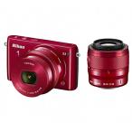 Nikon ミラーレス一眼 Nikon1 S2 ダブルズームキット レッドS2WZRD