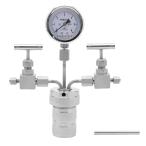 CGOLDENWALL 230*C 5MPa вода . соединение авто kre-b реакция контейнер & манометр имеющий разборка высокого давления реакция контейнер (100ML)