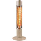 [ гора .] graphite обогреватель супер скорость . сделано в Японии обогреватель труба принятие мощность 2 -ступенчатый переключение (900W/450W) колеблющийся c функцией золотистый, цвет шампанского DCTS-A0