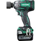 HiKOKI( высокий ko-ki) 14.4V беспроводной ударный гайковерт заряжающийся 6.0Ah lithium ион батарейка, быстрое зарядное устройство, предварительный батарейка, с футляром WR14DB