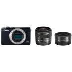 CANON（キヤノン）EOS M100 ダブルレンズキット（15-45mm, 22mm）ブラック EOSM100BK-WLK
