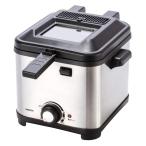 [ гора .] электрическая фритюрница 1.5L для бытового использования настольный compact dial тип регулировка температуры корзина крышка имеется серебряный YAD-F800(S)