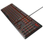 エレコム ゲーミングキーボード 【ARMA】 メカニカル 独自の薄型設計 フルサイズ 5000万回耐久スイッチ 日本語配列 LED搭載 ブラック TK