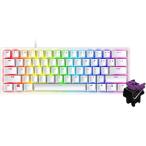 Razer Huntsman Mini маленький размер ge-ming клавиатура Mercury White - Clicky Optical Switch 60%
