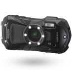 RICOH WG-80 BLACK リコー本格防水デジタルカメラ 14m防水 (連続2時間) 1.6m耐衝撃 防塵 -10℃耐寒 アウトドアで活躍する
