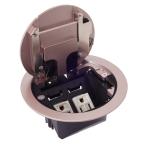 [TERADA] LCR10005M020 штекер место хранения розетка [ электромонтажная труба пол строительные работы для ] LCR plate + прибор источник питания 2. заземление (элект.) 2P ( золотистый, цвет шампанского 