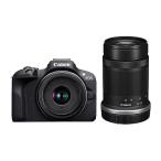 Canon ミラーレス一眼カメラ EOS R100 ダブルズームキット(RF-S18-45+RF-S55-210) ブラック/APS-C/約356g