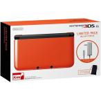 【整備済み品】 任天堂 ニンテンドー3DS LL リミテッドパック オレンジXブラック ACアダプター付属