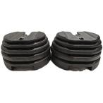 MOJEER ダンベルプレート 筋トレ器具 部品 GJ-DSBH-2 (黒い, 24)