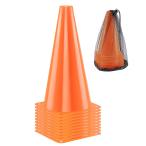 BiAnYC кукуруза Mini цветные конусы указатель-конус 32cm orange цвет 10 шт. комплект место хранения сумка имеется тренировка движение .